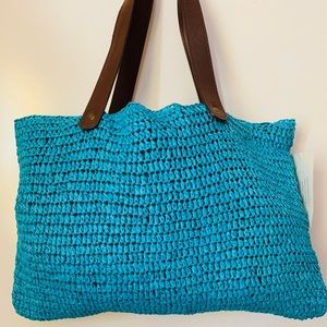 MaxMara straw tote bag